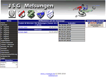 Tablet Screenshot of jsg-melsungen.de